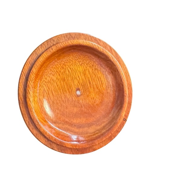 Artisan Crafted Inlaid Wooden Lidded Jar - Picture 7 of 10